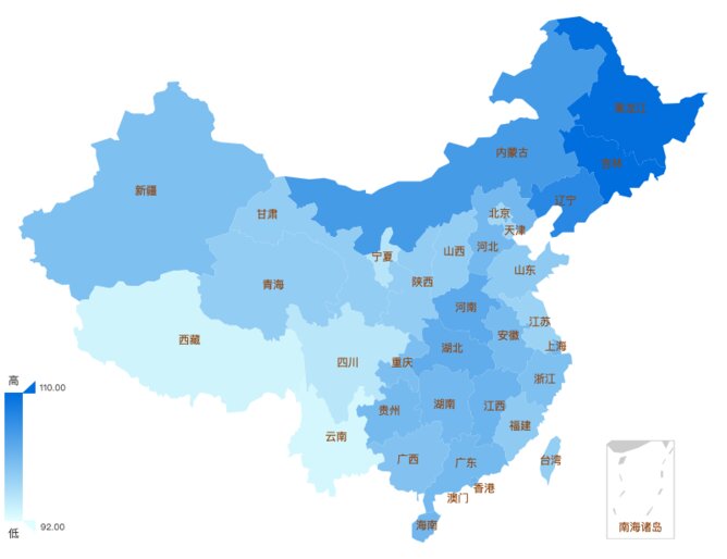 油耗指数地图